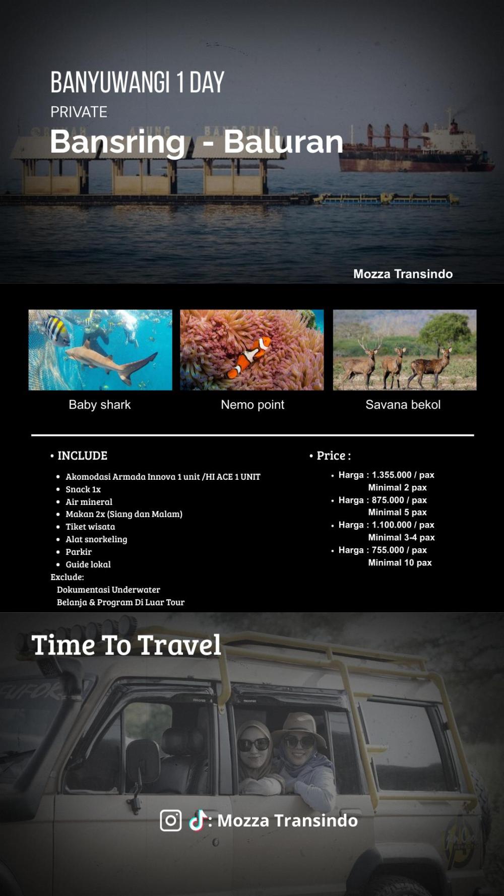 Poster Bangsring - Baluran